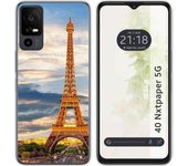 Funda Silicona TCL 40 NXTPAPER 5G Paris