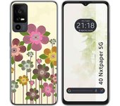 Funda Silicona TCL 40 NXTPAPER 5G Primavera En Flor