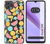 Funda Silicona Transparente Blackview Oscal C60 Frutas 02