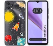 Funda Silicona Transparente Blackview Oscal C60 Espacio