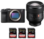 A7CR Negro + FE 85mm f/1.4 GM + 3 SanDisk 64GB Extreme PRO UHS-II SDXC 300 MB/s + PDF MCZ DIRECT '20
