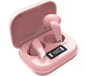 Auriculares Stereo Bluetooth Dual Pod Earbuds COOL URBAN Lcd Rosa