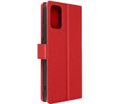 Funda para TCL 403 Solapa Tarjetero Soporte Vídeo Rojo