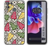 Funda Silicona Transparente Blackview A55 Pro Flores 11