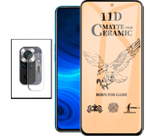 Kit de vidrio templado CeramicGlass Cubierta completa + Camara Film para Xiaomi Redmi Note 10 Pro Ma