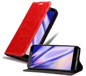 Funda Libro para ZTE Nubia Z11 MAX en ROJO MANZANA - Cubierta Proteccion con Cierre Magnetico, Tarjetero y Funcion de Suporte - Etui Case Cover Carcasa
