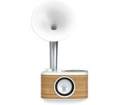 Radio Portátil - SANGEAN WR-45, Gramófono, Bluetooth, Blanco, Batería 2600 mAh