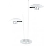 Sobremesa ciudad del cabo 2l 12w 4000k blanc/plata 52x32x15 cm 1080 lm dirigible y orientable