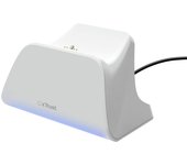 Soporte Trust GXT 255 para PS5 DualSense, Carga rápida, LED multicolor, Antideslizante