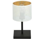Lámpara de mesa rivera blanco/oro