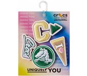 Accesorios Crocs  JIBBITZ Crocs Varsity Patch 5 Pack