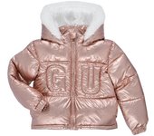 Abrigo de plumas Guess  HOODED PADDED LS PUFFER W/ZIP