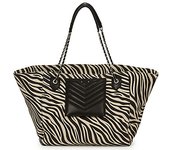 Bolso de mano Ikks  1440 CABAS XL TOILE ZEBRE