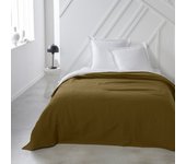 Mantas Today  Jete de Lit 220/240 Gaze de coton TODAY Essential Bronze