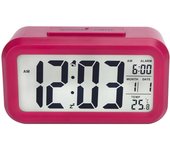 Pantalla digital de pantalla grande reloj despertador electrónico Snooze reloj de tiempo mudo para niños habitación dormitorio Decoración