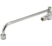 Grifo de fregadero de cocina de llenado de ollas Grifo Wok Grifo de llenado de ollas montado en la pared (300 mm) Plata