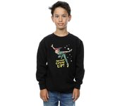 Absolute Cult Disney niños Peter Pan nunca creció sudadera Negro 9-11 Years