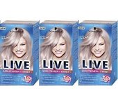 Aclarador y tinte Schwarzkopf Live Hair Colour 104 Lila frío x 3 104 Lila frío - x3