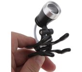 Lámpara de luz frontal LED Clip Clamp para lupas binoculares Gafas Como se muestran las imágenes