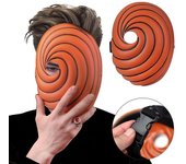 Unbrand Anime Cosplay Máscara Naruto Akatsuki Tobi Obito Máscaras de Halloween