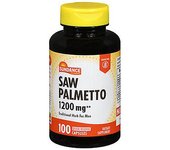 Sundance Vitamins Saw Palmetto Cápsulas, 1200 mg, 100 cápsulas (paquete de 1)