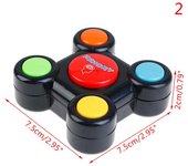 Juego de memoria educativa con luces y sonidos Juego de preguntas y respuestas de juguetes Juego de niños adultos Patrón 2 1 Pc
