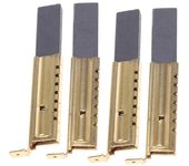 4Pcs/Set Motor de Lavadora Cepillo de Inserción de Fibra de Carbono L94MF7 para Lavadora OroGris Negro