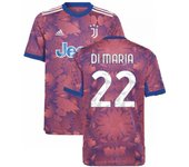 Adidas Tercera camiseta Juventus 2022-2023 (Infantil) (DI MARIA 22) Rosa 15/16 Years - 34-36 inch