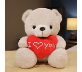 Yosicl Teddy Bear de peluche de alta calidad Muñeca suave animal de peluche Bear Hold Heart Plushie Toys Los niños apaciguar la almohada Regalo de ...