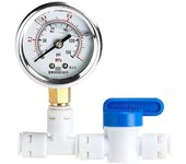 Sistemas de filtración de ósmosis inversa compatibles con manómetros de agua con manguera de 1/4"