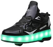 Husksware Patines para niños Zapatos Negro EU38