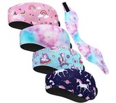4 piezas de diadema de natación de neopreno banda de natación protección de la oreja protector de la oreja yoga deportes banda de sudor para adultos
