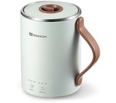 mickcara Mokkom Desktop Health Cup Multifunción Oficina Mini Estofado Eléctrico Té Gachas De Avena Sopa Hervir Agua Hervidor Eléctrico Nos