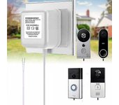 24v 500ma Video Doorbell Transformer Cámara de cable de 8 metros (enchufe de la ue)