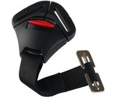 Unbrand Hebilla de seguridad para silla de auto para niños Hebilla de bloqueo fija con arnés de clip para cinturón de seguridad