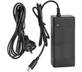 42V 1.5-2A cargador de scooter eléctrico Cargador de batería de litio para accesorios de scooter eléctrico M365 (a Negro