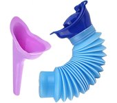 Ersam Urinario plegable, 750ml Botella de orinal de orinal portátil para hombres para mujeres, urinario de emergencia reutilizable