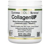 California Gold Nutrition, CollagenUP, Colágeno Hidrolizado Marino + Ácido Hialurónico + Vitamina C, Unf