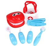 Juego de simulación para niños Dentista Set de juguete con 9 herramientas para juegos de rol y aprendizaje educativo, seguro y duradero, regalo ide...