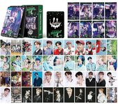 Heytea Straykids Lomo Card 55pcs Chirstmas Evel Cards Straykids Póster Para Fans Mini Tarjetas Straykids Tarjetas Fotográficas