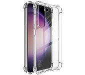 IMAK para Samsung Galaxy S23 Clear TPU Phone Case Airbag Cubierta trasera a prueba de caídas Transparente