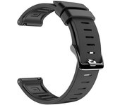 Para Polar Grit X Lice Strap Pulsera a prueba de caídas Pulsera de bucle a prueba de sudor 22mm Negro