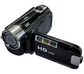 Cámara de video Full HD 1080p Videocámara digital profesional-D Negro