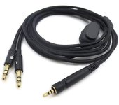 Cable de audio de reemplazo para Sennheiser- Game Zero Pc 373d Gsp350 Versión de doble enchufe