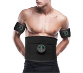 Ems Electric Abdominal Body Slimming Belt Cintura Banda Smart Abdomen Estimulador Muscular Abs Trainer Fitness Perder Peso Quemar Grasa