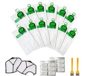 Para Kobold Kit de bolsa de vacío para Vorwerk Kobold VK140 VK150-A Blanco