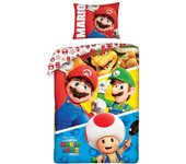 Nintendo Super Mario Bros Movie Gang Single Duvet Cover Set
