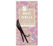 iChoc White Vanilla - Vegan White Chocolate with Bourbon Vanilla 80 g (Vanilla - Chocolate)