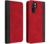 Avizar Huawei P30 Pro Folio Caja Tarjeta de Almacenamiento Video Soporte Rojo