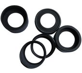 1 par de oculares de goma Oculares Un par de protectores oculares Diámetro interior 34 mm 36 mm compatibles Microscopio Prismáticos Telescopios-C